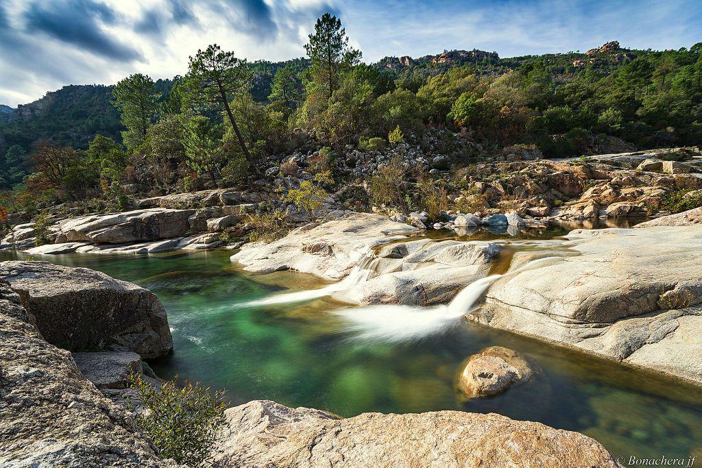 Rivière du Cavu piscines naturelles Corse