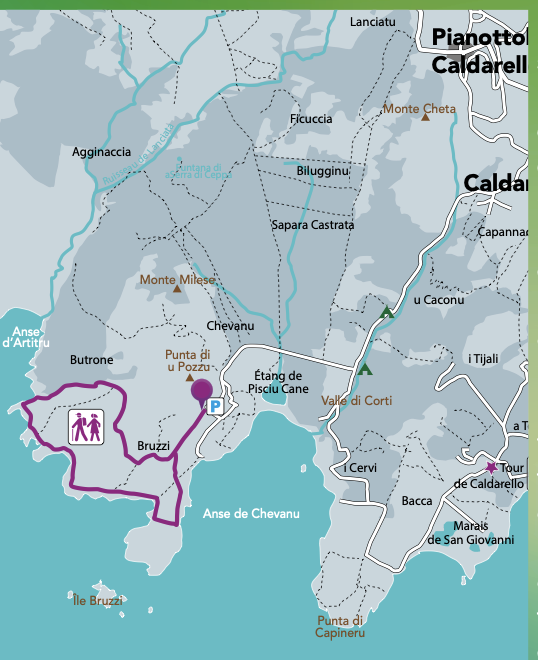 Randonnée Presqu'île des Bruzzi Pianottoli Corse