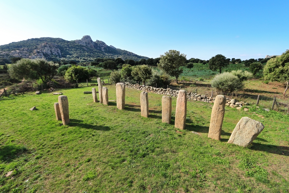 Site archéologique de Cauria menhirs Corse